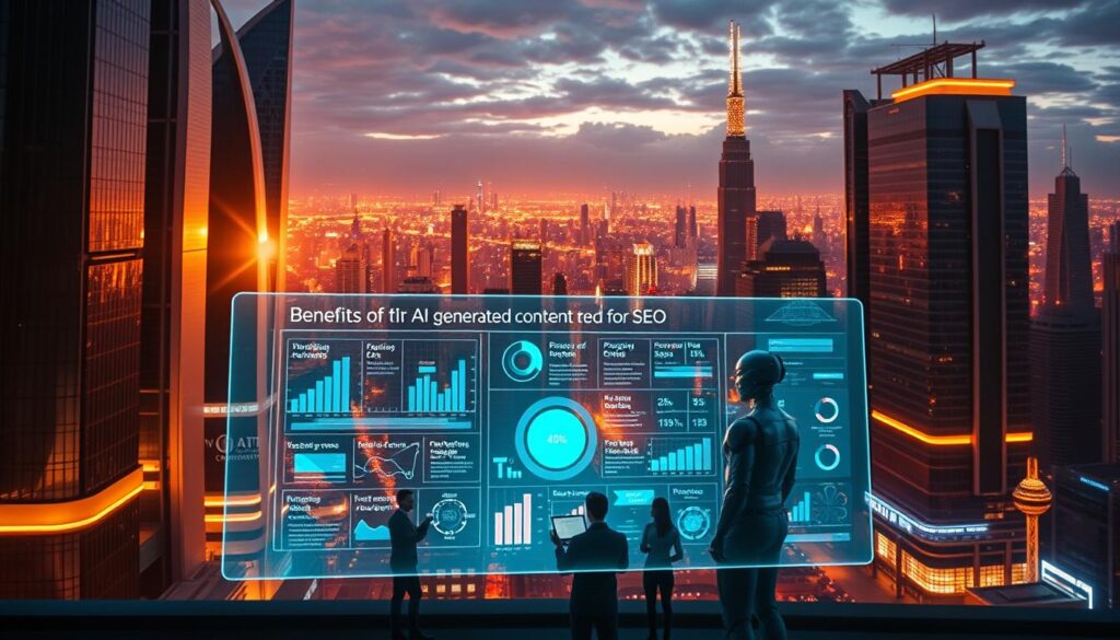 SEO benefits of AI-generated content